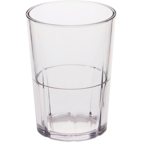 Clear San Plastic Tumbler 6 oz. - 36/Case Y24814