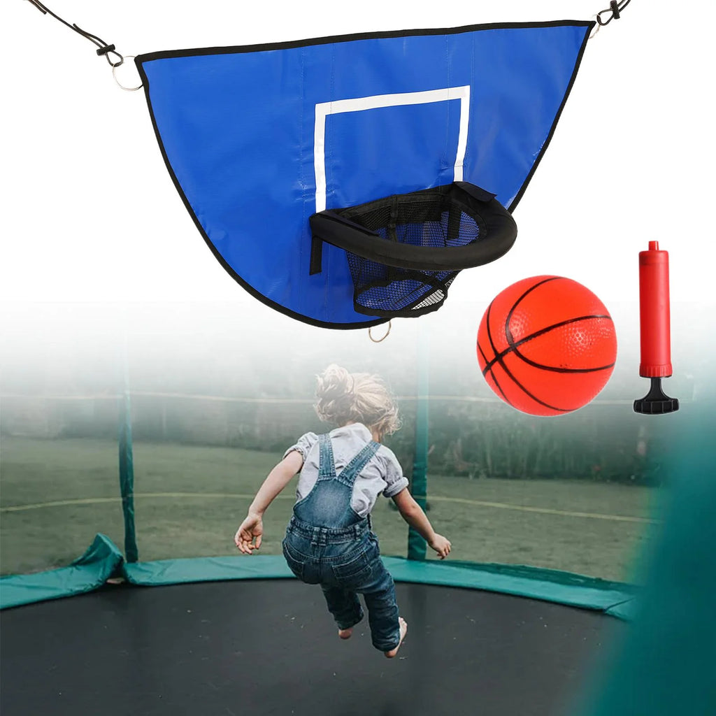 Mini Basketball Hoop for Trampoline with Ball Pump O166