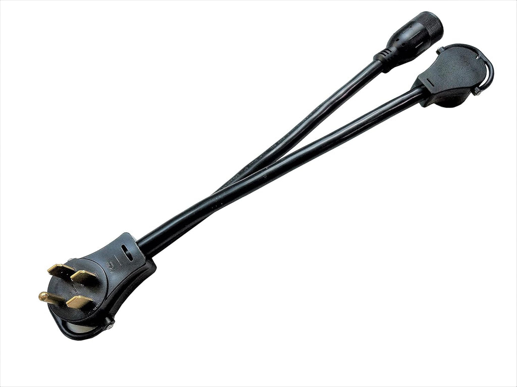 RV 50A 14-50P male to TT-30R 30A & 5-20R 20A female Adapter Cord, Pack of 2 Q816