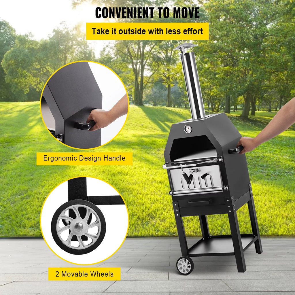 Portable Wood Fired Pizza Oven D10951