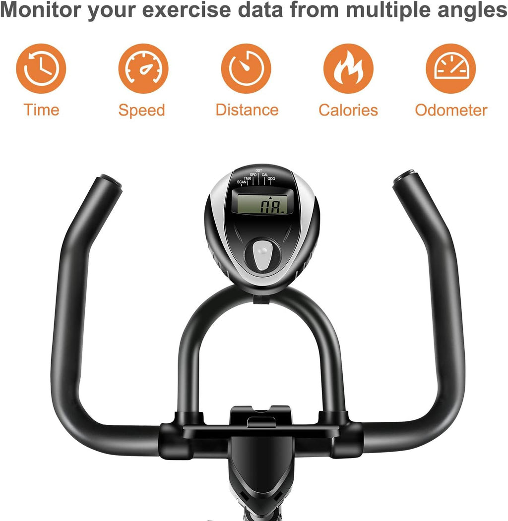 Exercise Bike Indoor Cycling Bike Stationary Flywheel Bicycle with Resistance H7295