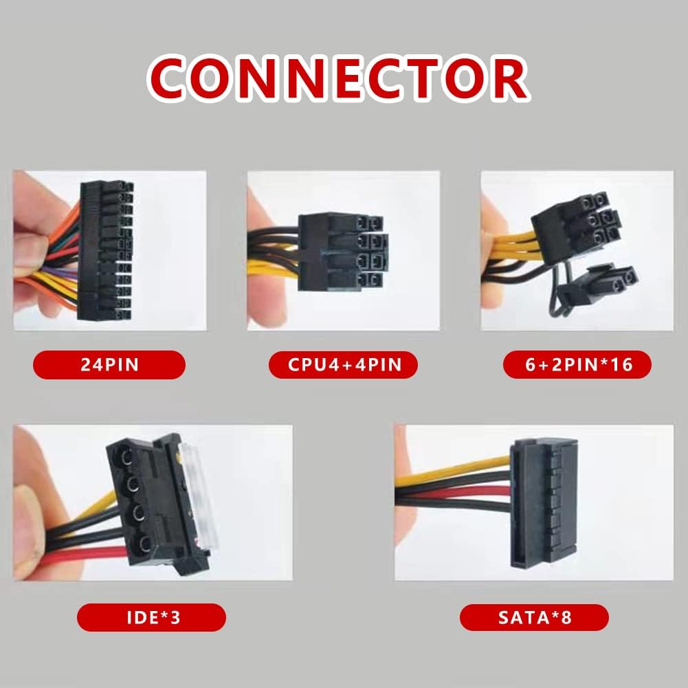 2000W ATX Power Supply for GPU Miner H2031