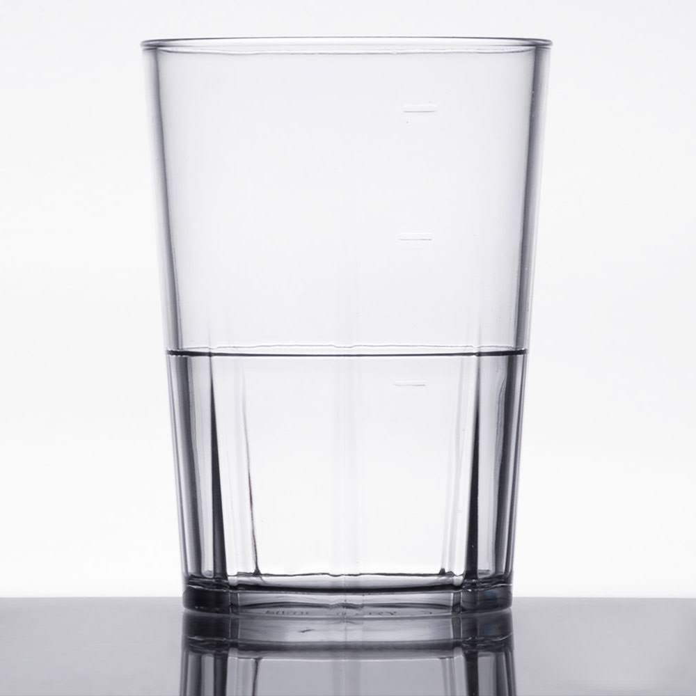 Clear San Plastic Tumbler 6 oz. - 36/Case Y24814