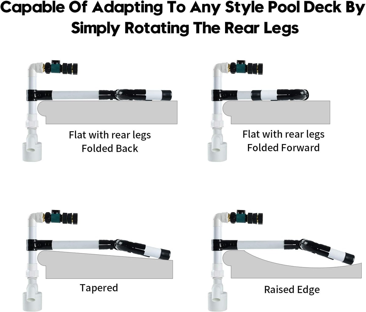 Pool Water Leveler with 3/4'' Hose Connector, Pack of 2 L358090