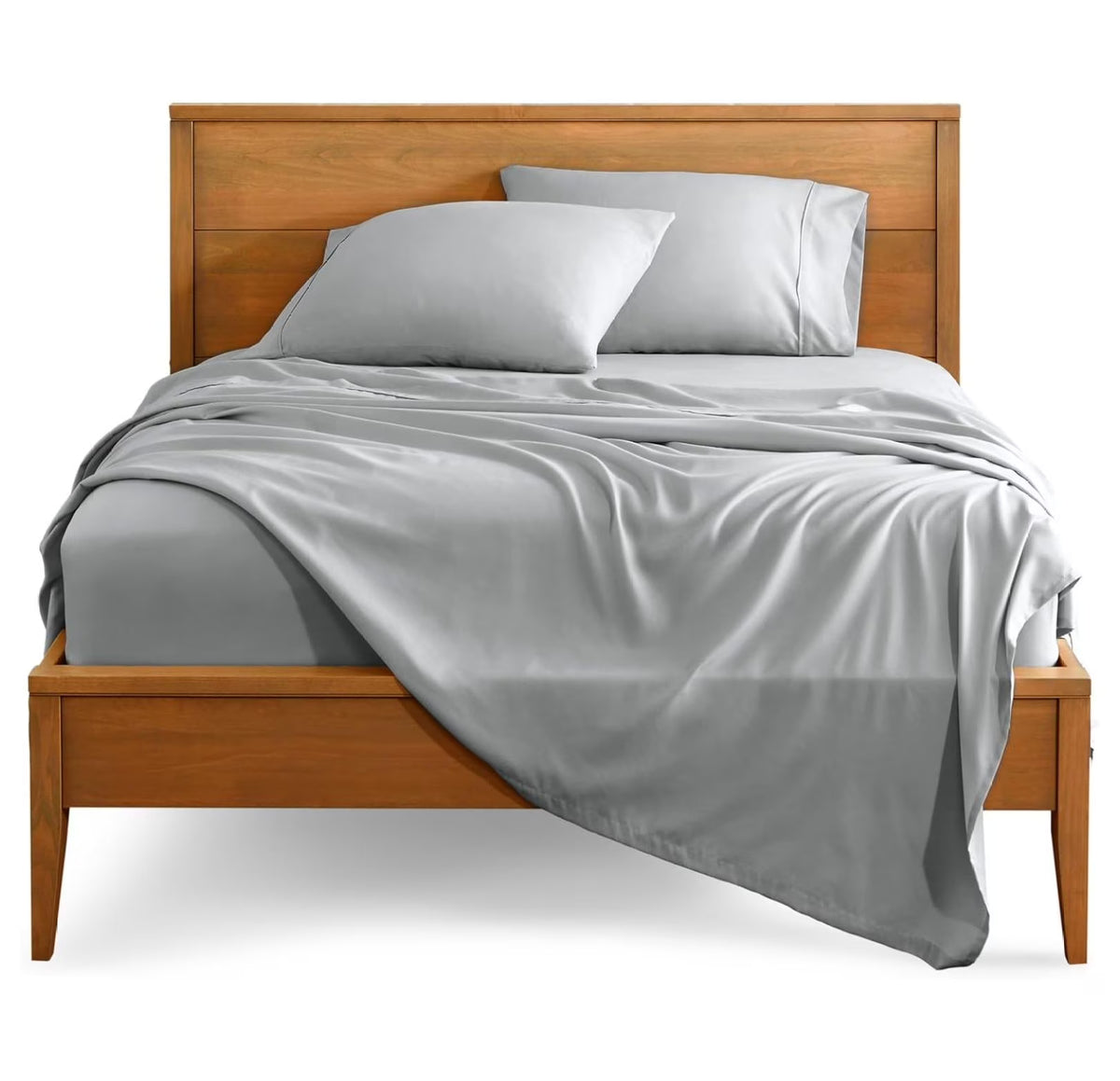 Full XL 4 Piece Microfiber Sheet Set, French Grey A8244