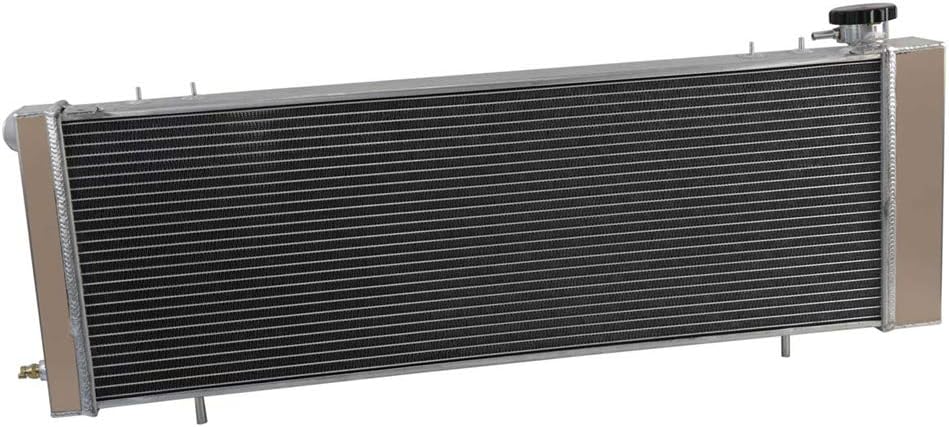 3 Row Core All Aluminum Radiator with Fan Shroud and Thermostat Relay Wire Kit S85901