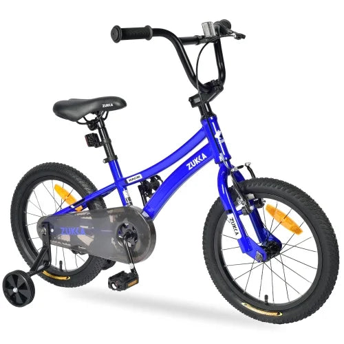 16 Inch Kids Bike with Training Wheels Orange R475