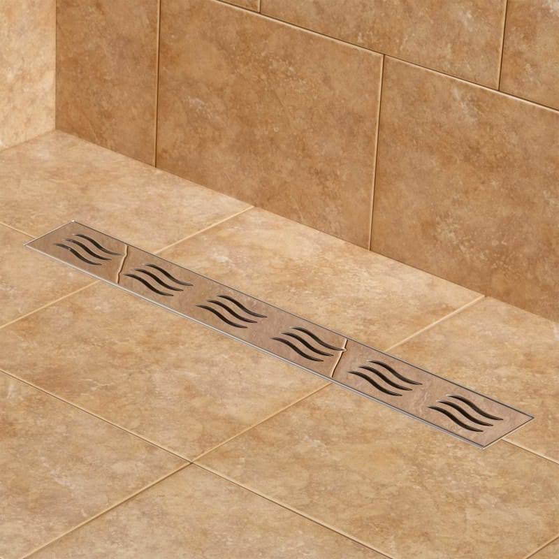 Polished Stainless Steel Linear Shower Drain H617