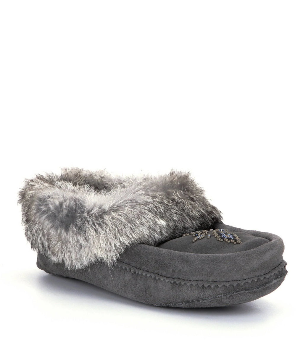 Charcoal Suede Moccasins G944