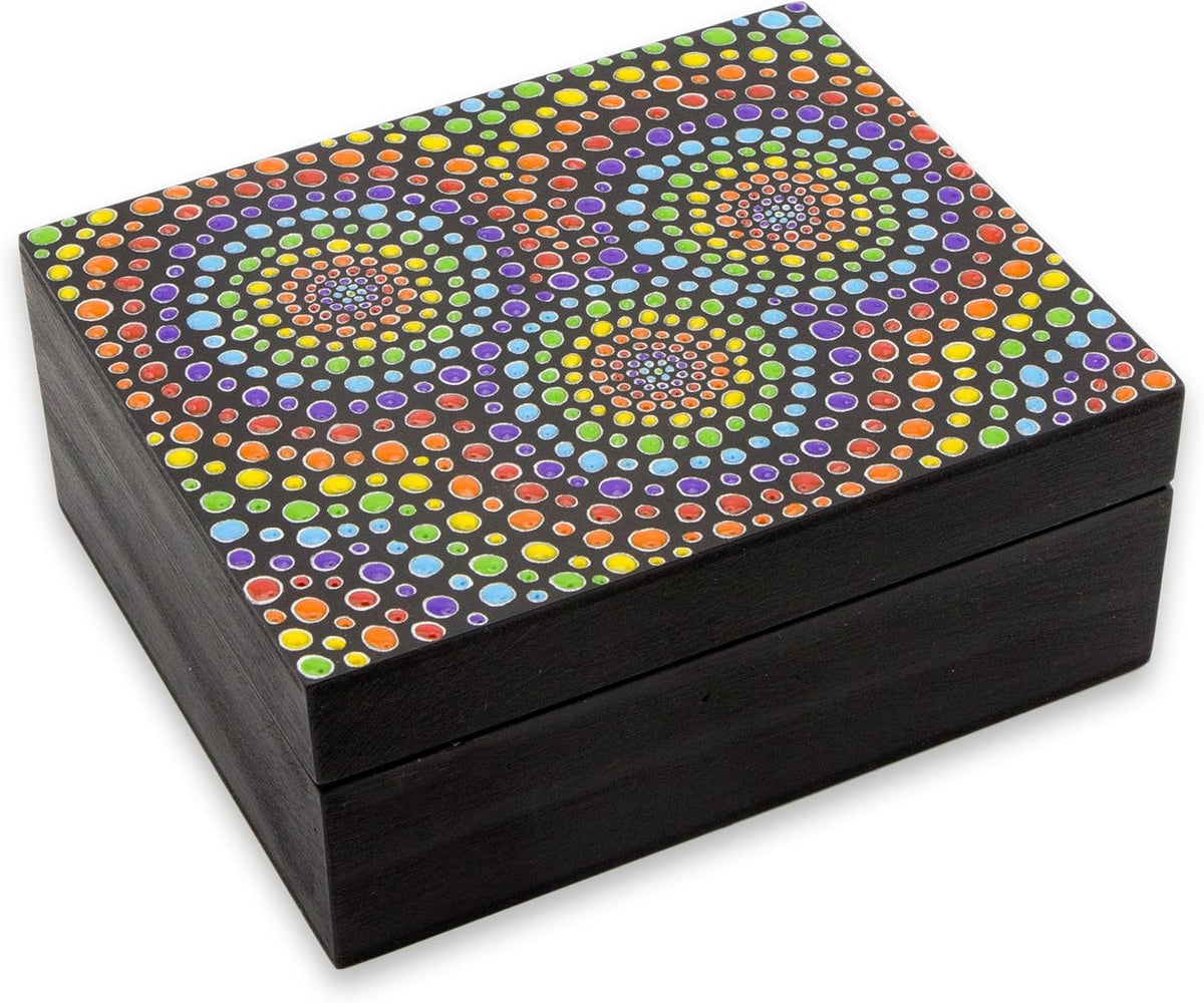 Azure Wood Jewelry Box N3374
