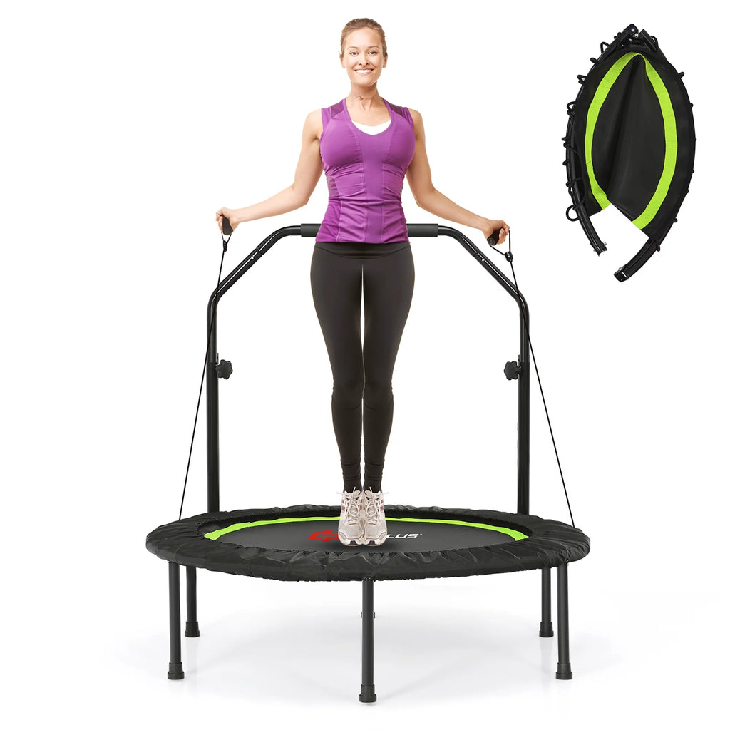 40'' Foldable Trampoline Rebounder with Resistance Bands P484