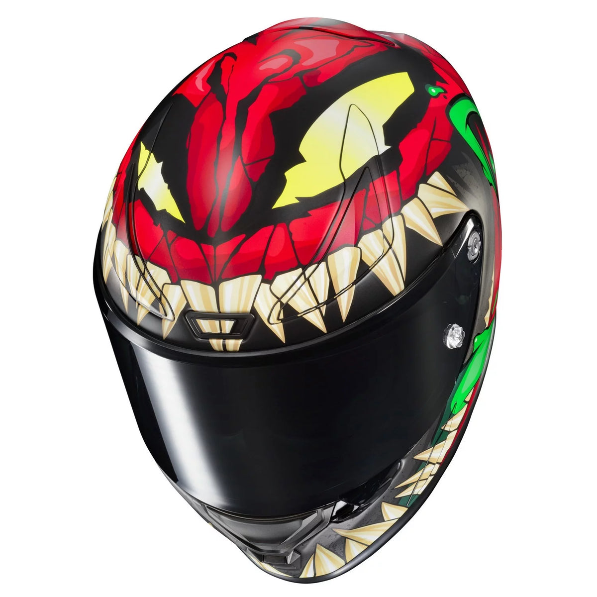 Motorcycle Helmet Red/Green MD A696478