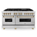 60 Inch Dual Fuel Range Stainless Steel N702506