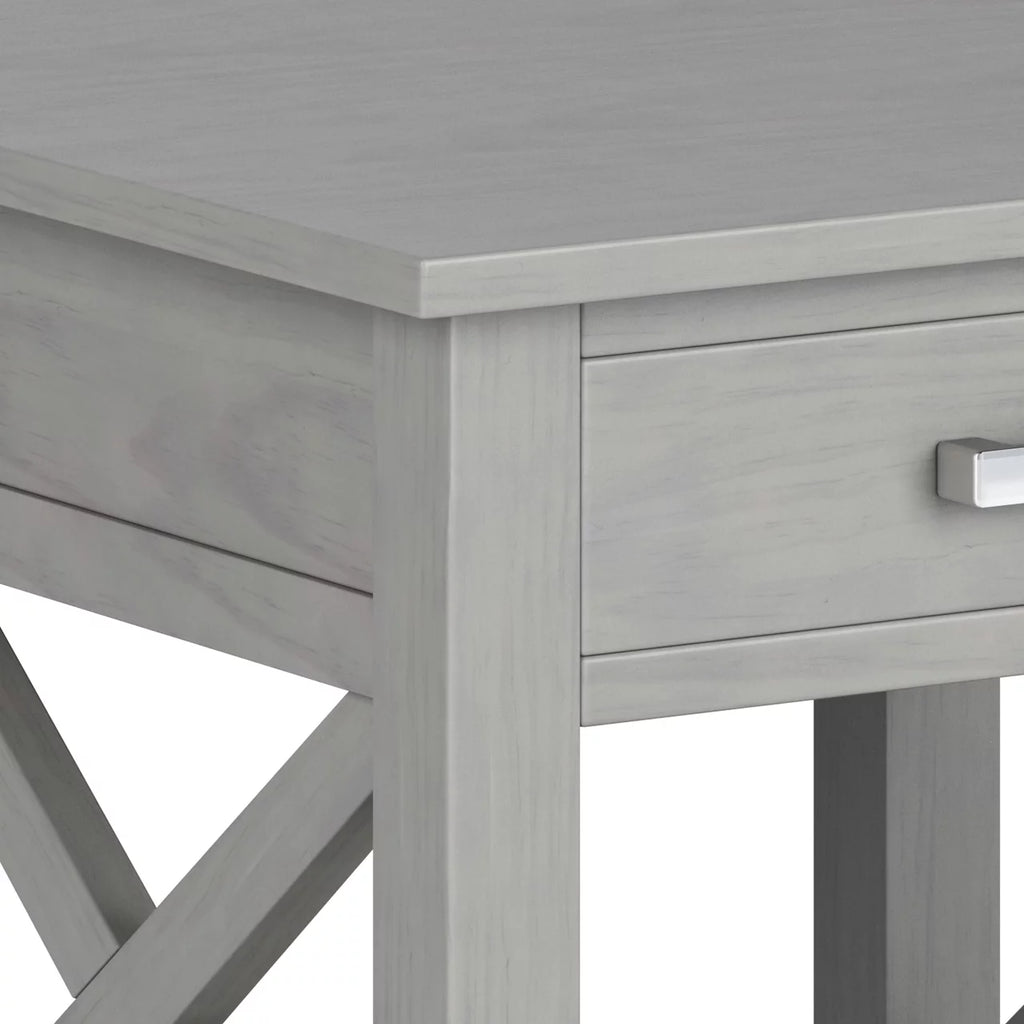 Fog Gray Square End Side Table E463662