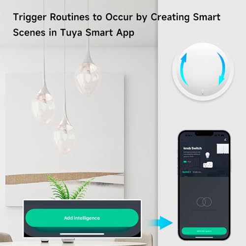 ZigBee Smart Knob Switch Wireless Rotatable Dimmer Switch Y1674