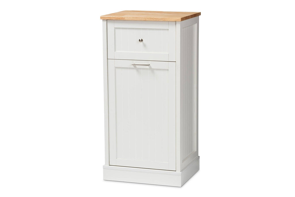 White/Oak Brown Kitchen Cabinet A82442