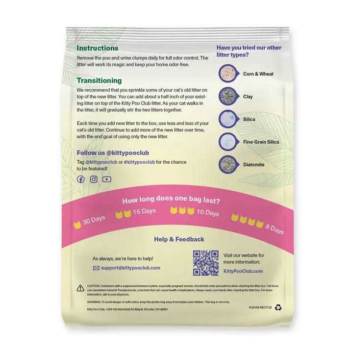Organic Soy Cat Litter Bag F276
