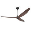 84 Ceiling Fan with Cocoa Bamboo Blades and Black Finish K45794