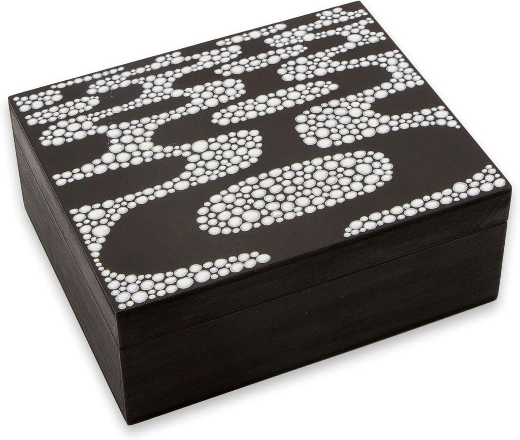 Azure Wood Jewelry Box N3374