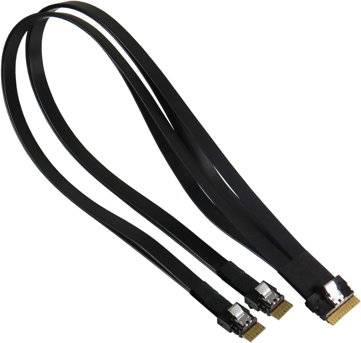 Slimline SAS 8i to 4i 2-Port Y-Cable Pack of 2 Y685
