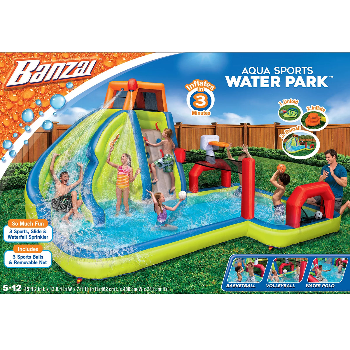 Inflatable Bouncer Water Slide K364