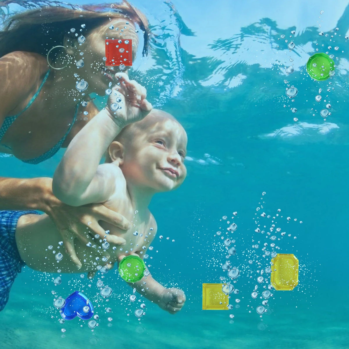 Colorful Diving Pool Sink Ring Toy Z7522