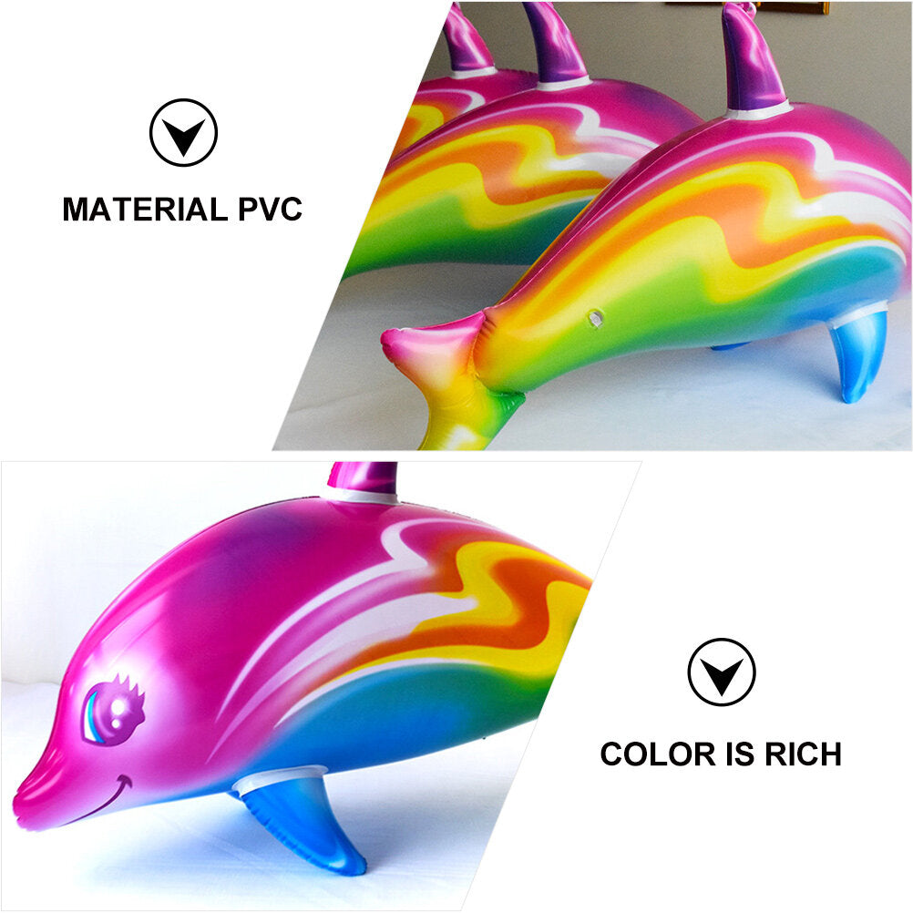 2pcs Inflatable Dolphin Toys H258775