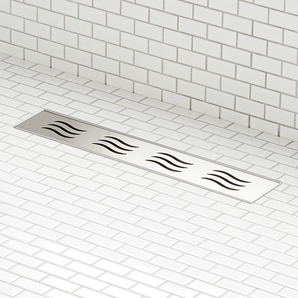 Polished Stainless Steel Linear Shower Drain H617