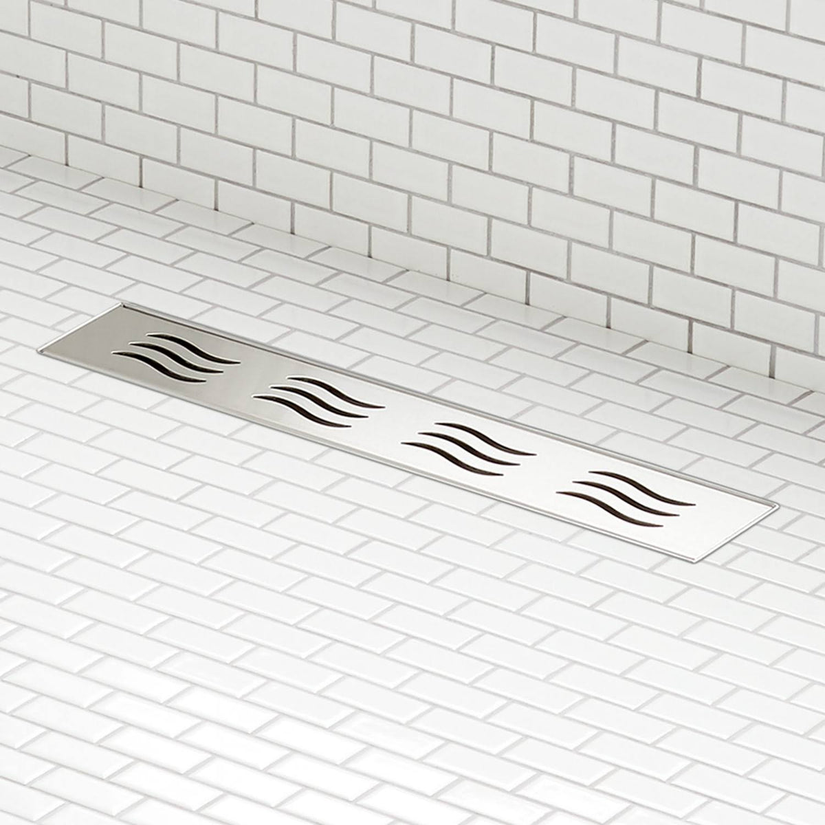 Polished Stainless Steel Linear Shower Drain H617