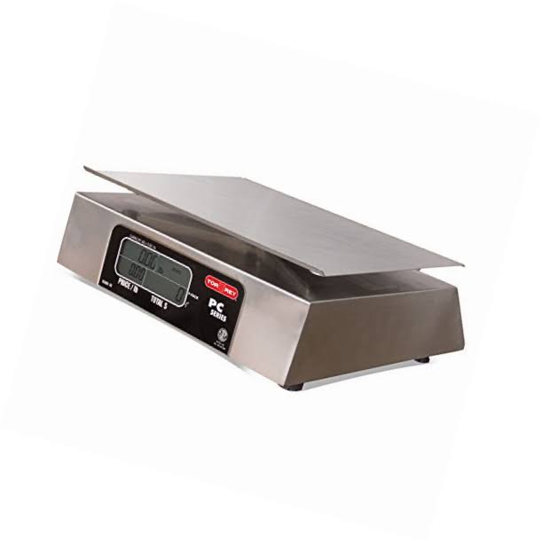Electronic Price Computing Scale with Rechargeable Battery, Stainless Steel R316