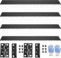 Steel Landscape Edging 4 Pack 40 inch Length 6.4 inch Depth Metal Edging E494672