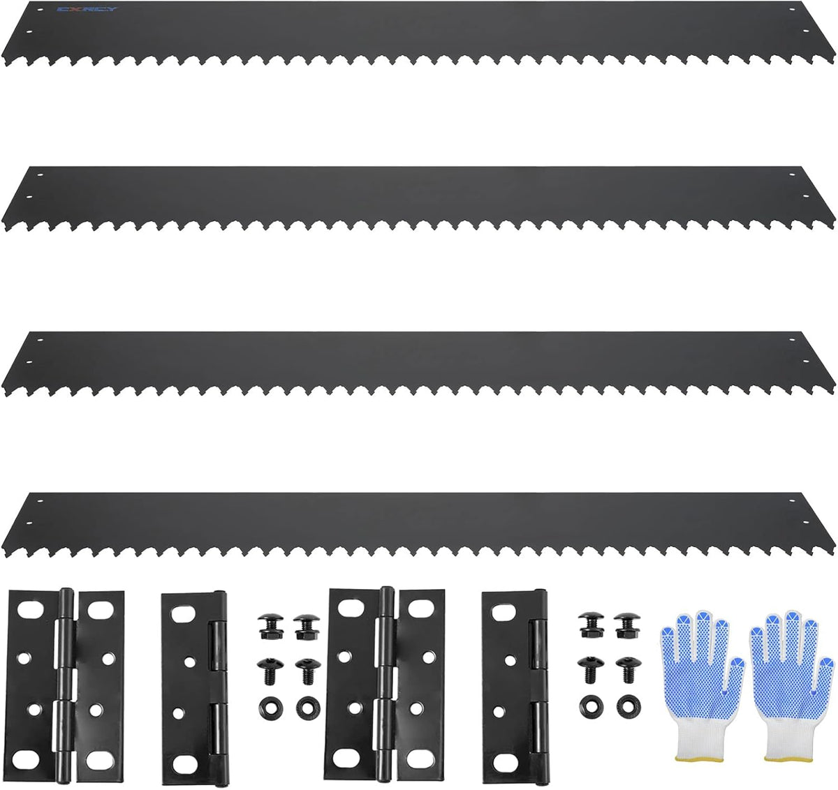 Steel Landscape Edging 4 Pack 40 inch Length 6.4 inch Depth Metal Edging E494672