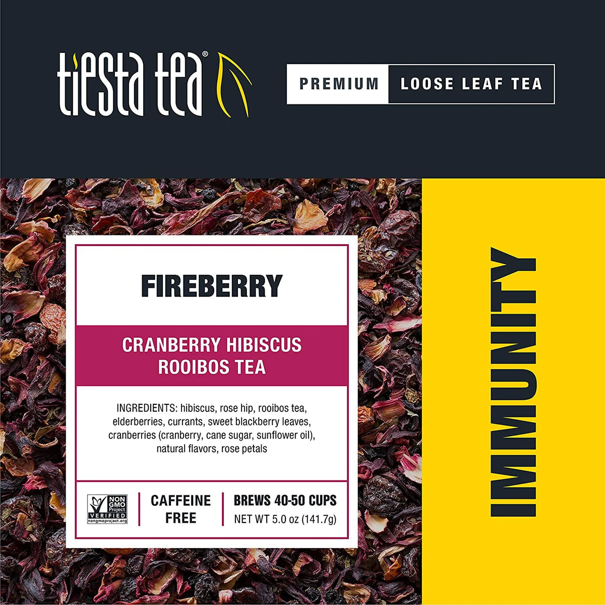 Cranberry Hibiscus Rooibos Loose Leaf Tea 5 Ounce Z4335