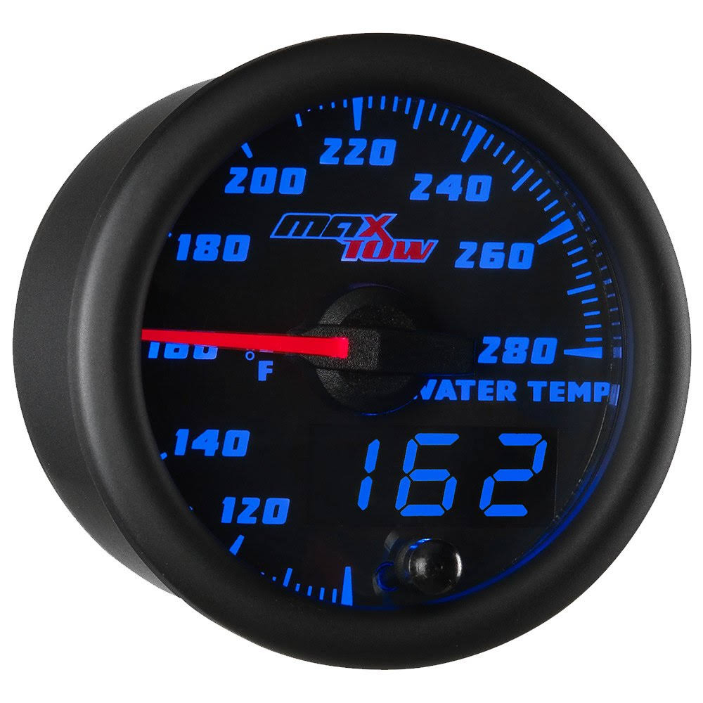 Black and Blue Water Temperature Gauge B338
