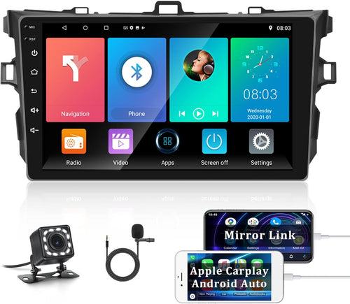 10.1 inch Android Car Radio Stereo Touchscreen with Bluetooth WiFi Backup Camera Microphone N20104