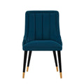 Velvet and Leatherette Dining Chair D6560