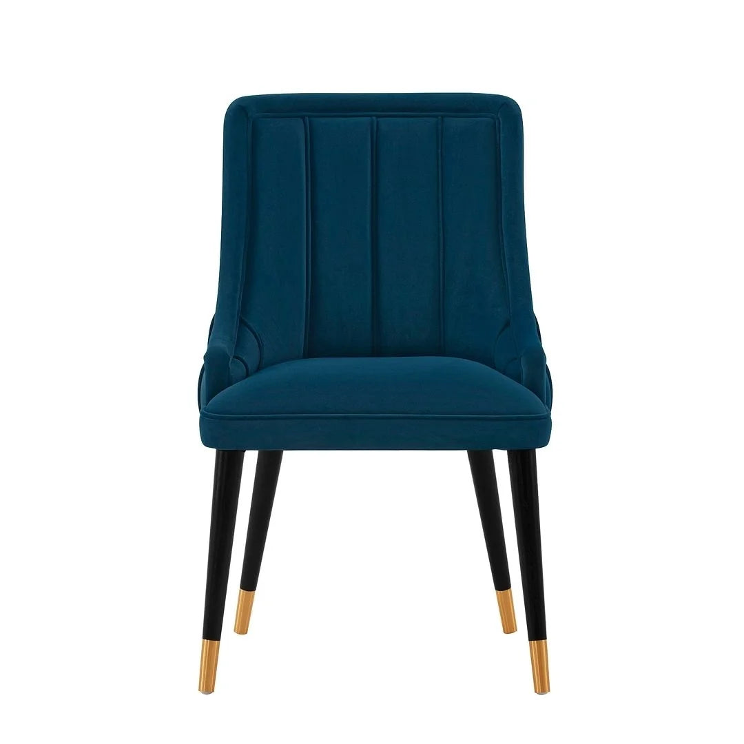 Velvet and Leatherette Dining Chair D6560