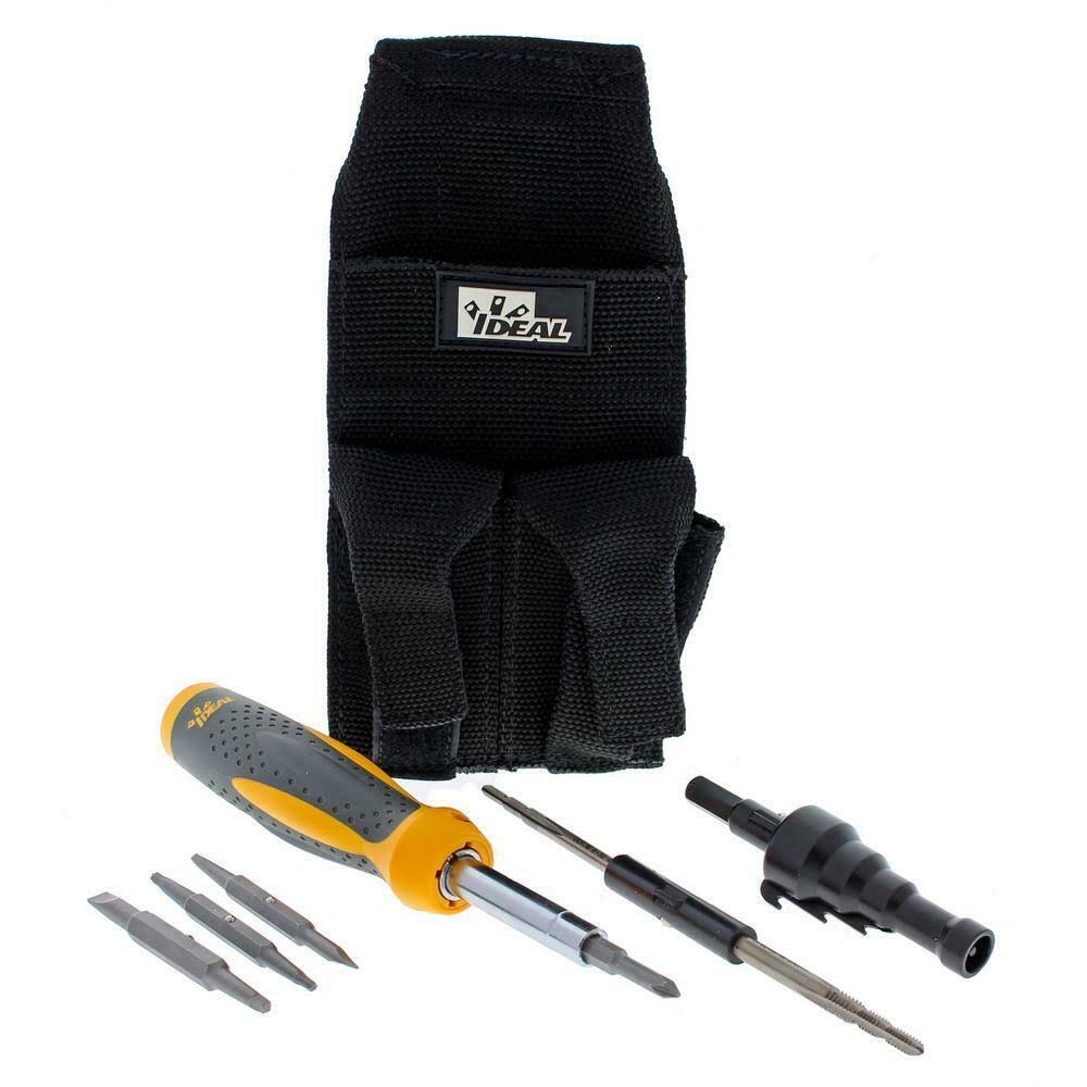 Twist-a-Nut Combo Pack Screwdriver with Bit Set in Carrying Pouch K6880