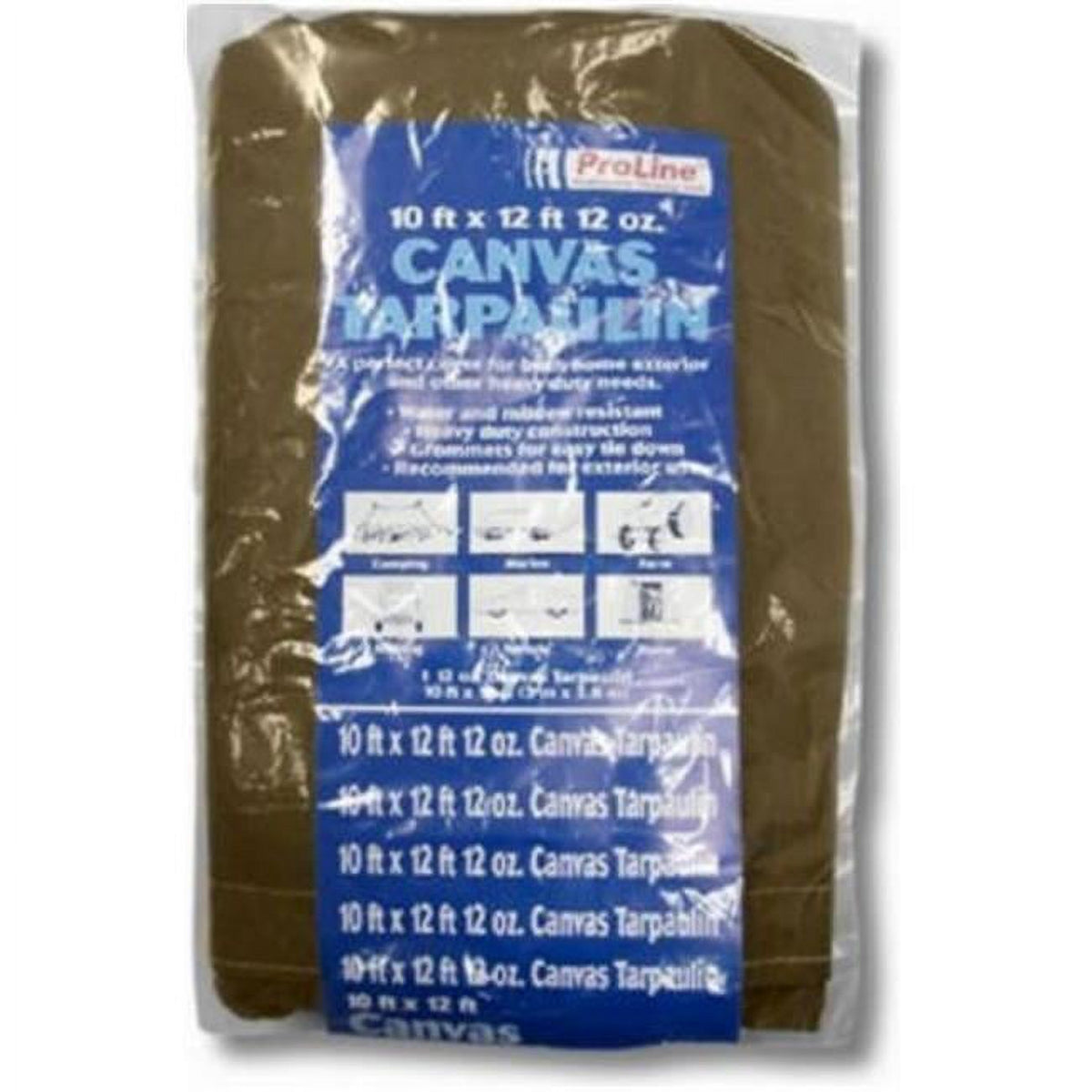 Tan Canvas Tarp W477