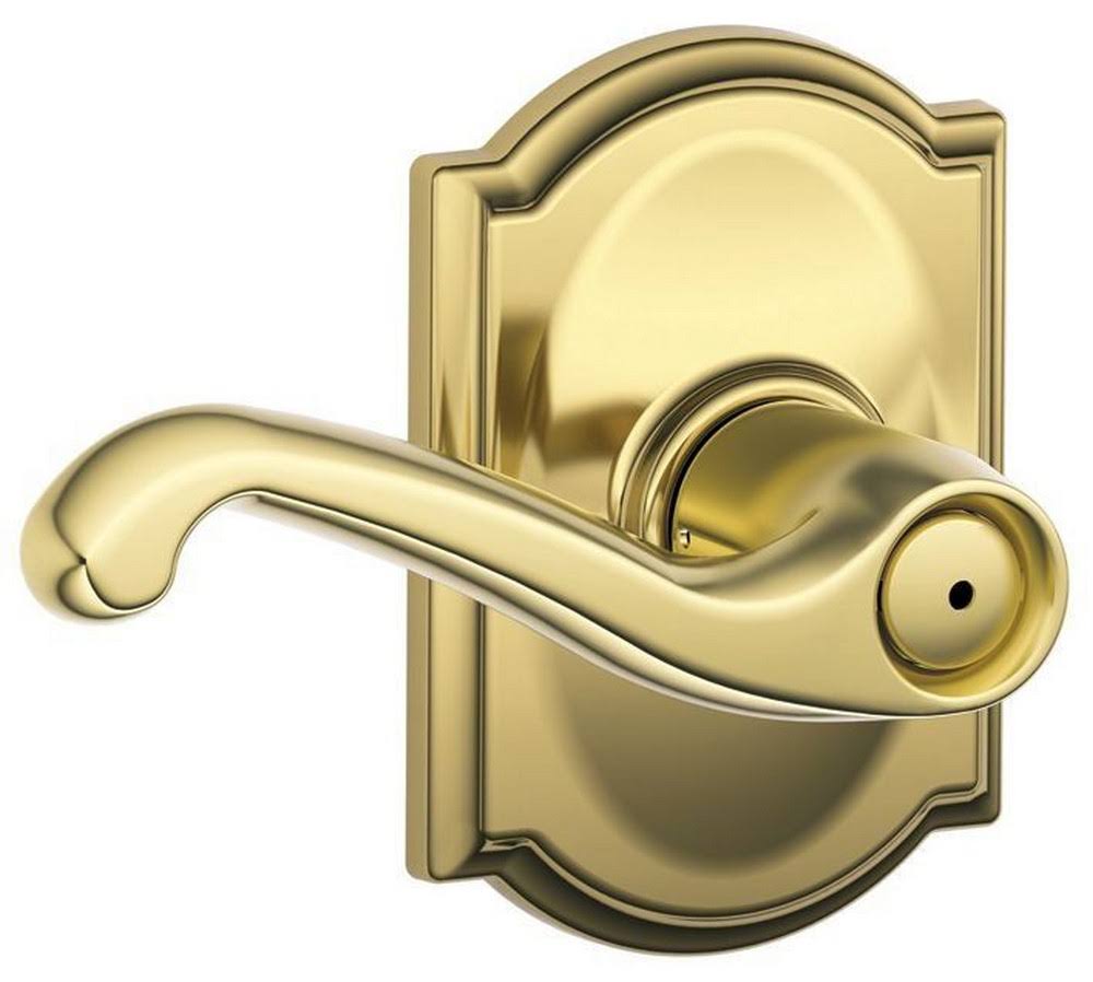 Bright Brass Finish Privacy Lock H4791