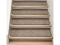 Set of 12 Black Indoor Carpet Stair Treads T886