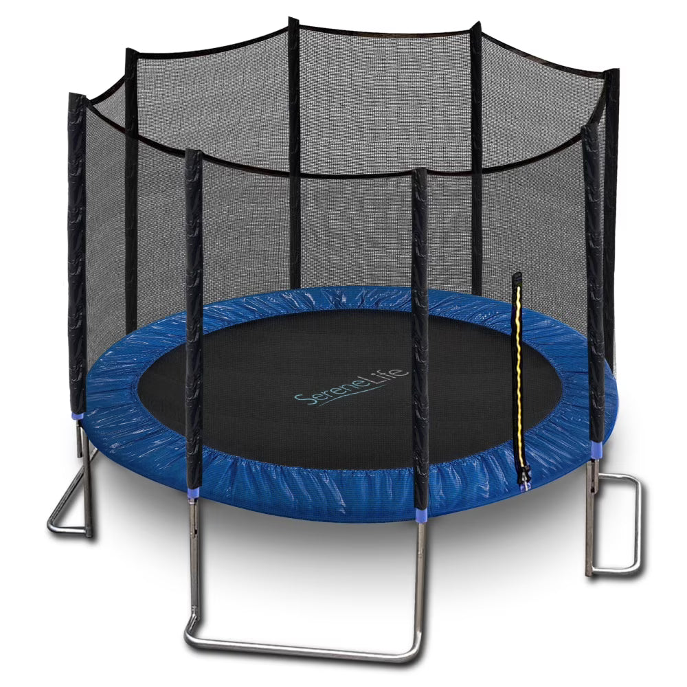 10 ft. Outdoor Trampoline with Safety Net Cage Y141