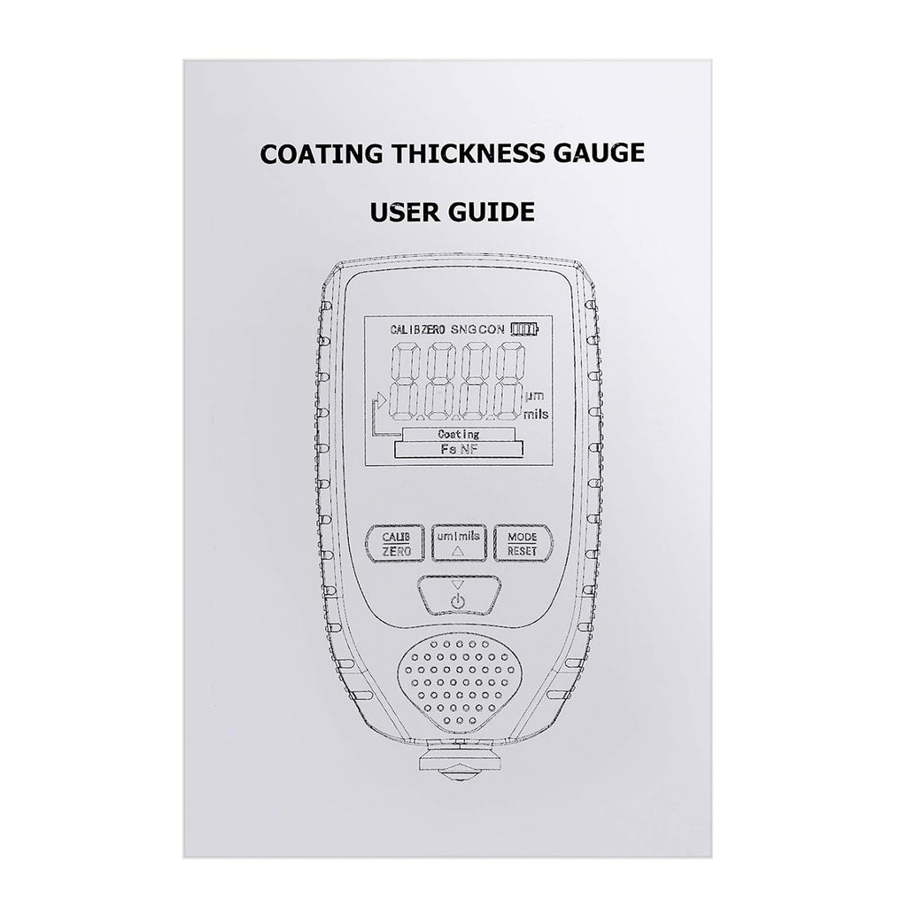 Paint Coating Thickness Gauge Meter Handheld with Backlight LCD D60153