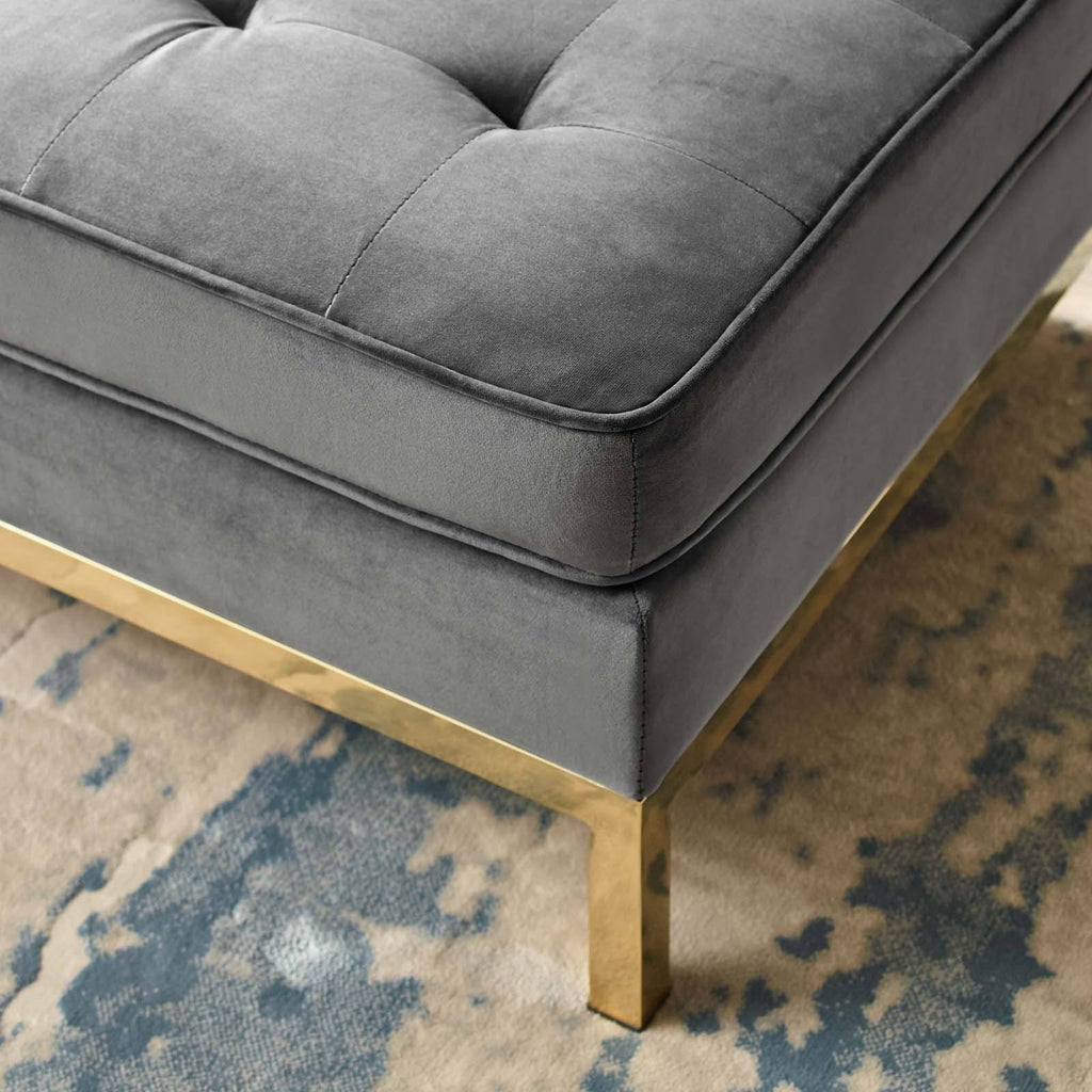 Velvet Ottoman E847