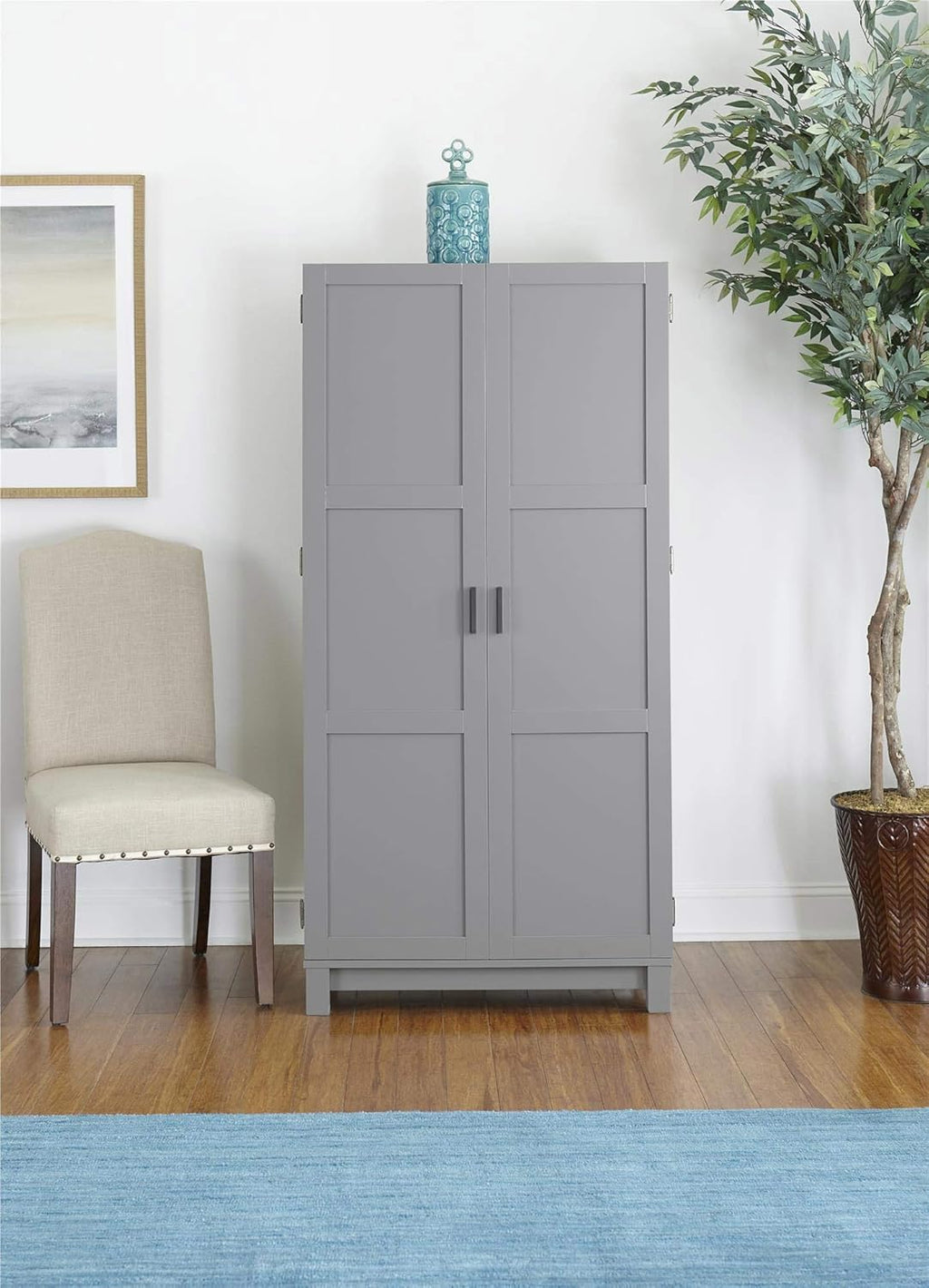 Gray TV Stand P833
