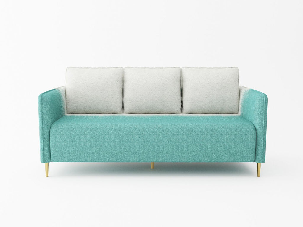 Transitional Futon Sofa with Metal Legs D4137