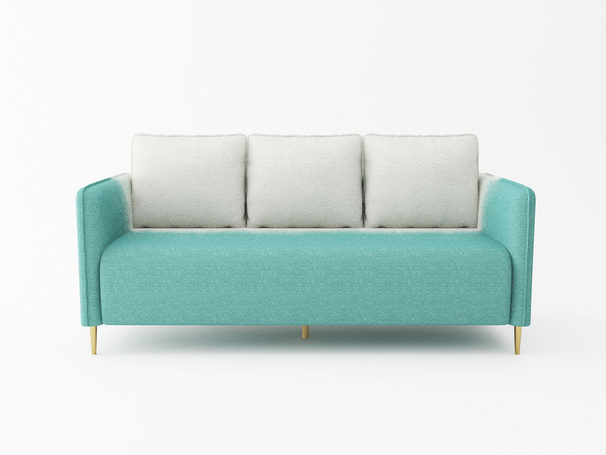 Transitional Futon Sofa with Metal Legs D4137
