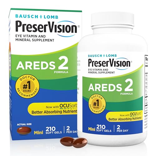 Eye Vitamin & Mineral Supplement, 210 Softgels J22905