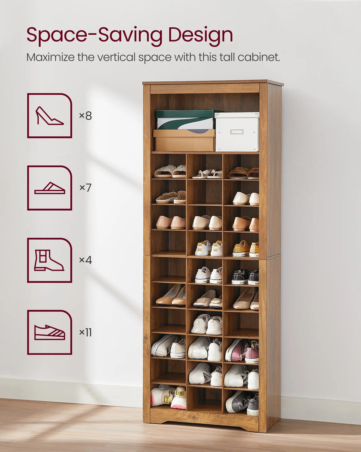 10-Tier Shoe Storage Cabinet Z29333