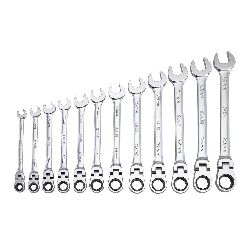 12-Piece Metric Ratcheting Combination Wrench I971176